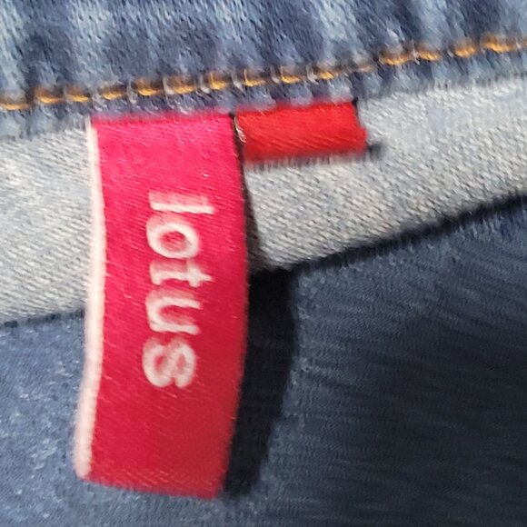 Red Engine Lotus Jeans Womens Size 26 Straight Low Rise Medium Wash Denim Pants - Picture 5 of 7